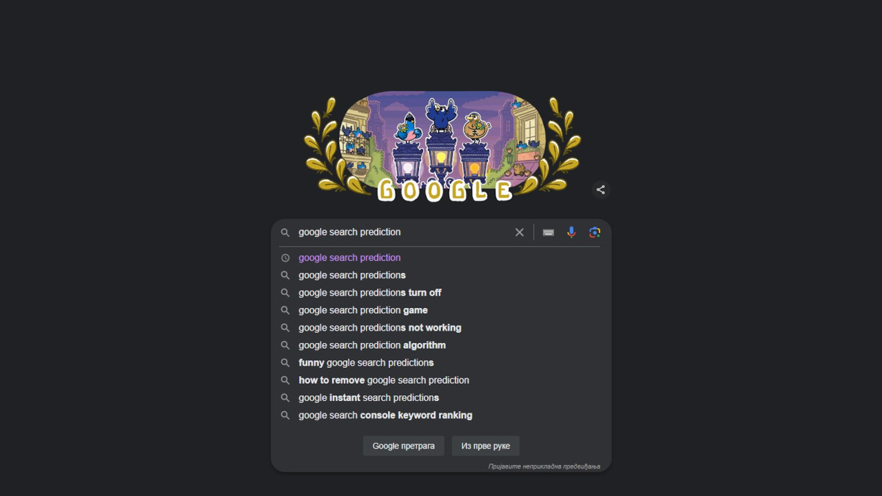 : Predviđanja pretrage Google